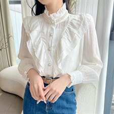 【现货】珍珠衬衫，女装衬衫，她她蜜制