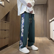 秋季菠萝格裤子男休闲裤子美式复古束脚卫裤227-2*K870*P30控58，男装休闲裤，星座227-2
