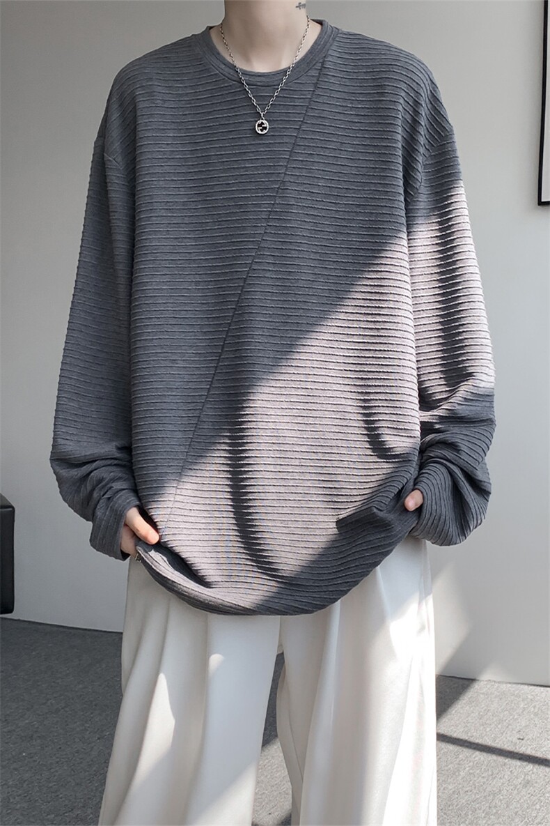 现货T10179-特批40控78秋冬磨毛打底衫高质量长袖百搭大码T恤,男装T恤,电商A059