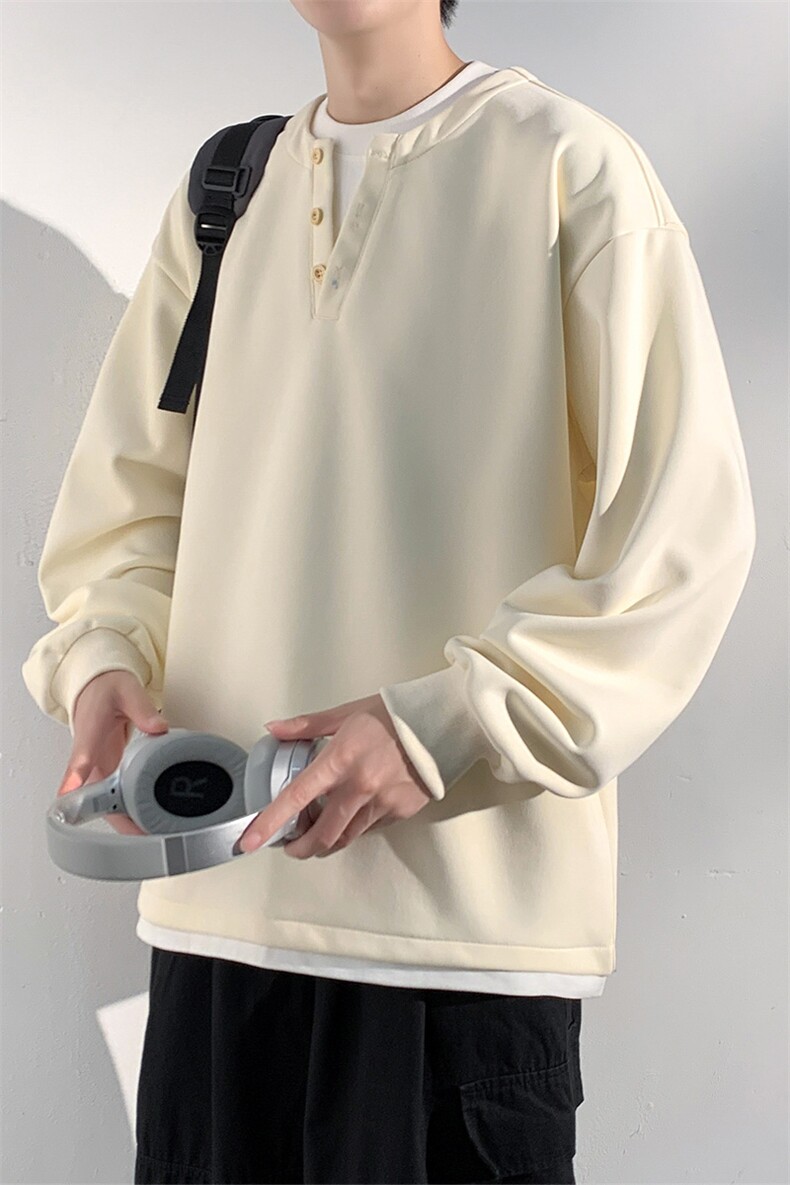 潮流假两件卫衣潮牌宽松休闲上衣A161-WY5503-P40,男装卫衣,电商A161