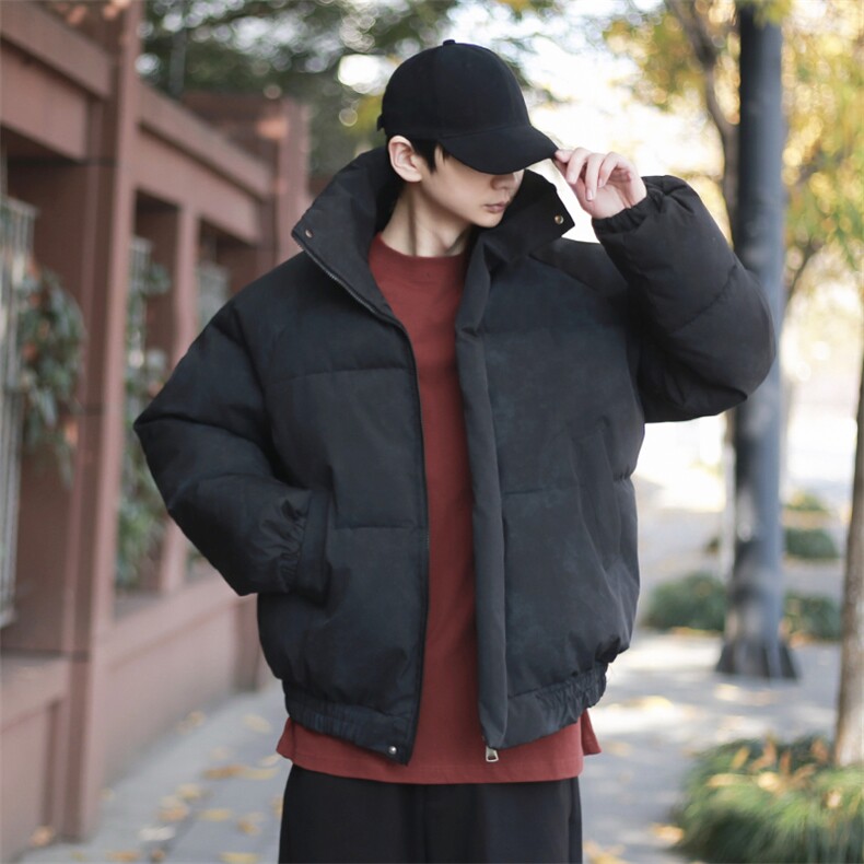 图脏脏服冬季短款棉衣外套立领宽松面包服MY60/P85/118,男装棉衣,星座1412-2