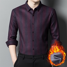 CA808803钱塘2002-2中年男士冬季厚款时尚休闲加绒衬衣P82，男装衬衫，钱塘207-2