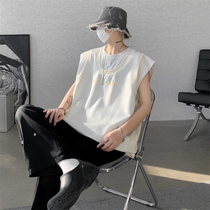 8XL-M 重磅！特大码短袖T恤背心男宽松休闲假两件篮球服DX317P68图片