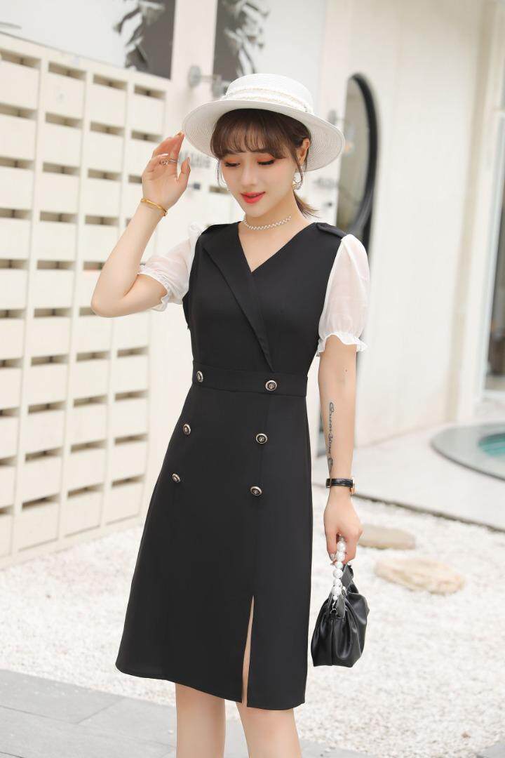 时尚束腰连衣裙，女装连衣裙，湘怡服饰