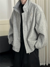 现货立领羊毛呢夹克外套秋冬加厚呢大衣A351-AJ2602-P125，男装夹克，电商A351