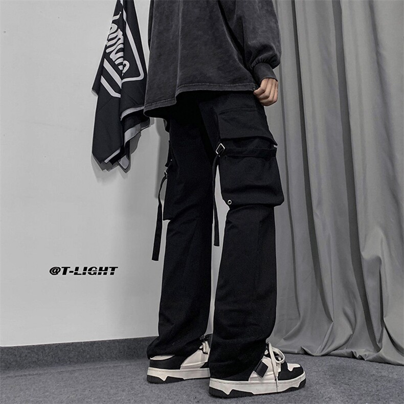 B221 2023秋冬 美式ins高街小众弹力工装裤子 LK22055-P65 控78图片