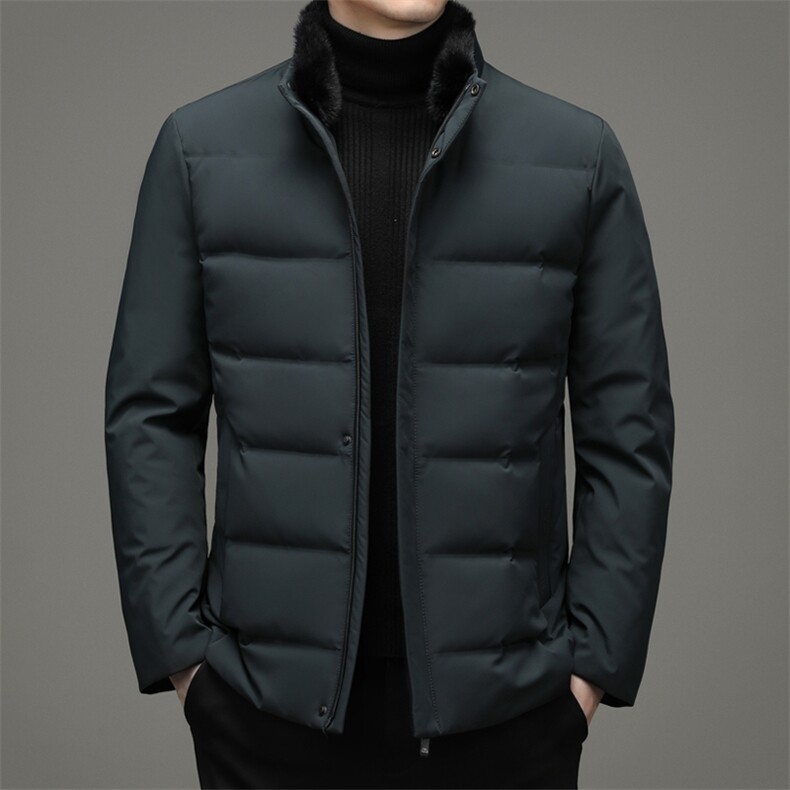 中年爸爸冬装加厚脱卸水貂毛领羽绒服男外套上衣YYYR039806-P325,男装羽绒服,电商B212（原钱塘6029）