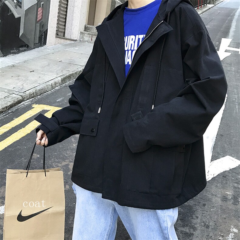 19春装工装夹克男士宽松韩版潮流chic上衣外套控125DS168TP110，男装夹克，电商A102