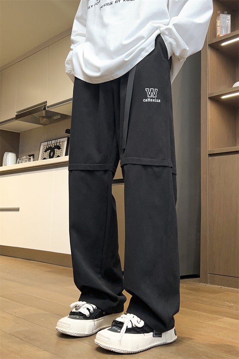 抖音直播高品质高点击休闲裤男裤子阔腿裤416B-1-KL712-P55限78,男装休闲裤,星座416B-1