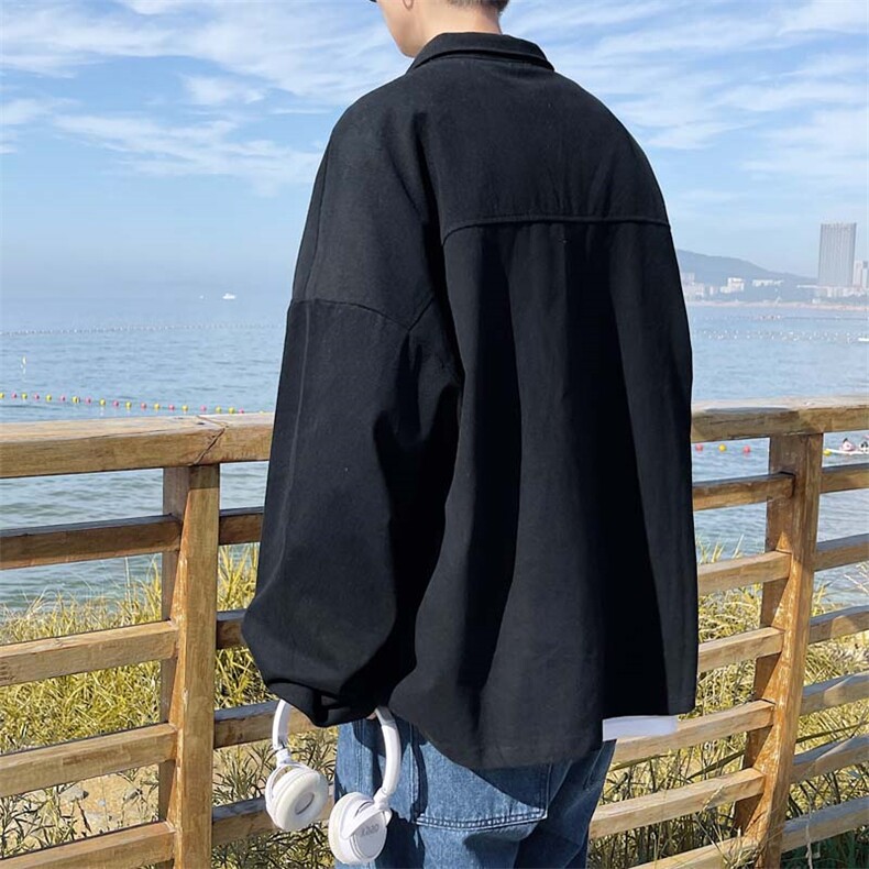 日系复古工装夹克男春秋季潮牌宽松版百搭休闲青年外套潮流ins,男装夹克,钱塘6003A(原)4033A