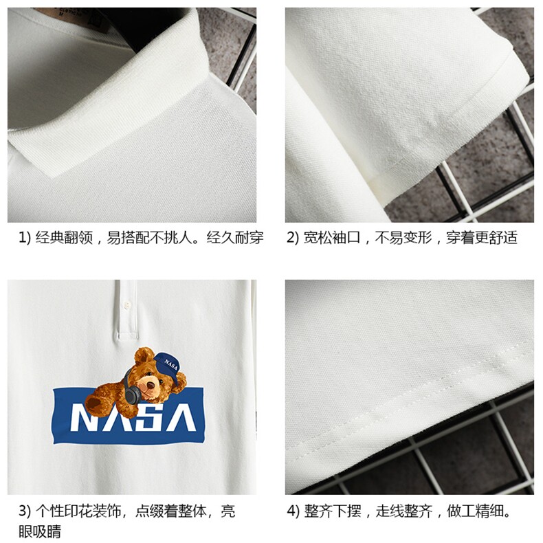 PL57247-P35翻领短袖polo衫男大码胖子半袖t恤男有领保罗衫网格,男装Polo衫,电商A040A