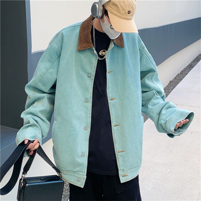 cleanfit工装夹克男女2026春季美式复古底特律外套翻领JK1167-P88,男装夹克,星座1103-3