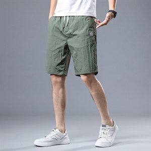 男士短裤夏季冰丝超薄款中裤宽松运动休闲马裤五分裤子Z106-P30图片