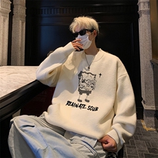 高质量！秋冬季半高领毛衣男士加绒加厚线衣针织衫男DMY514-特P38，男装针织衫/毛衣，电商B371