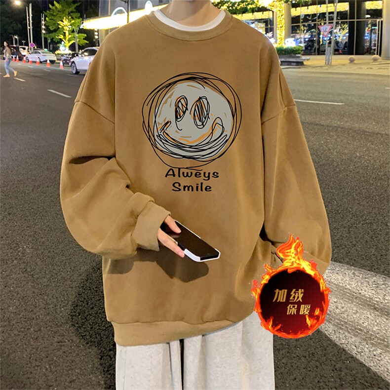 直播品质500克重磅美式做旧水洗卫衣SY1383-常规特P45加绒特P55,男装卫衣,电商A486