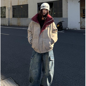 网图 现货 防水防风加厚皮棉服M792-特85图片