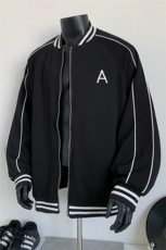 WY208/P75春装新款高品质不起球刺绣卫衣男立领棒球服潮外套，男装卫衣，电商基地A050