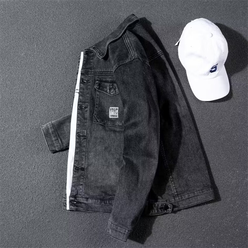 1506-1/GG040/P44新款休闲工装上衣服褂秋冬季潮牌黑色夹克,男装夹克,星座1506A
