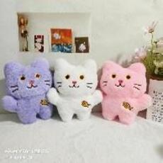 天磊毛绒玩具 吃鱼猫