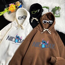 WY2173-P35加绒款-P40纯棉连帽卫衣男大码运动帽衫宽松薄，男装卫衣，电商A040