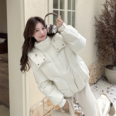 新款连帽50绒连帽羽绒服2C309-7723P265K368，女装羽绒服，2C309