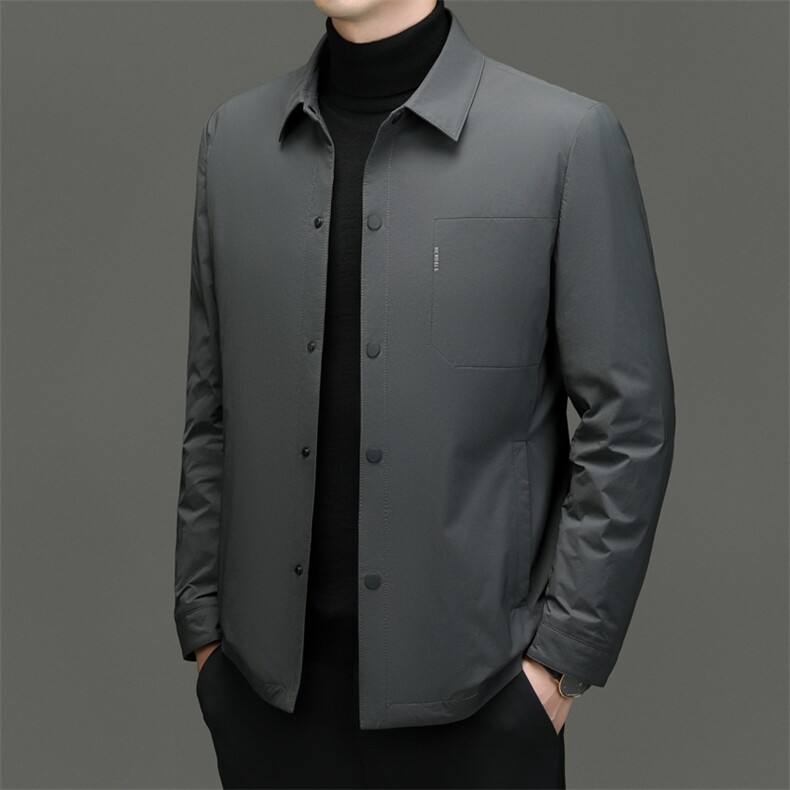 C91712钱塘2020-2冬季厚款商务休闲简约中年男士羽绒服P260,男装羽绒服,钱塘207-2