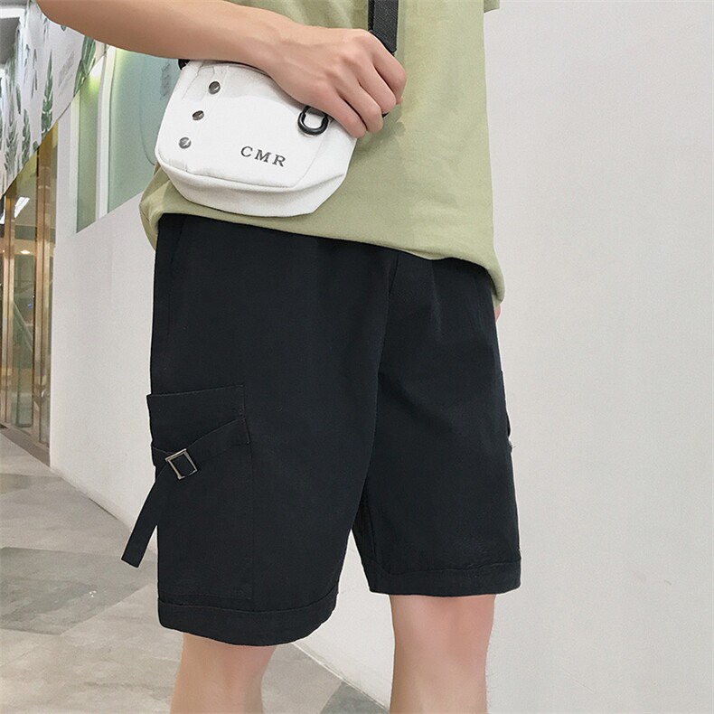 夏季纯色ins五分裤运动直筒小清新休闲短裤男装,男装休闲裤,电商A102B