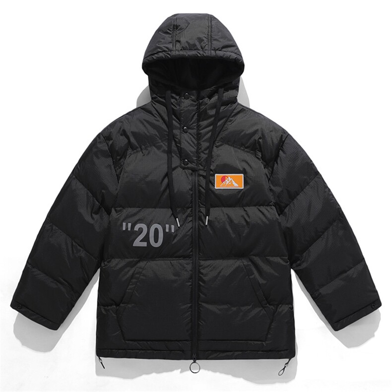2020冬装新款日系平铺连帽保暖棉衣男潮宽松外套A436-W898,男装棉衣,电商A438
