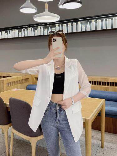 现货夏季新款韩版防晒西服，女装，韩衫衣社