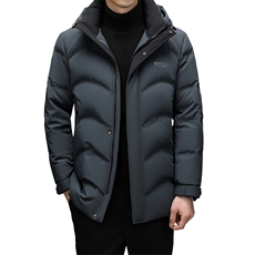 DF31805钱塘2020-2时尚简约冬季厚款连帽中年男士羽绒服P303，男装羽绒服，钱塘207-2