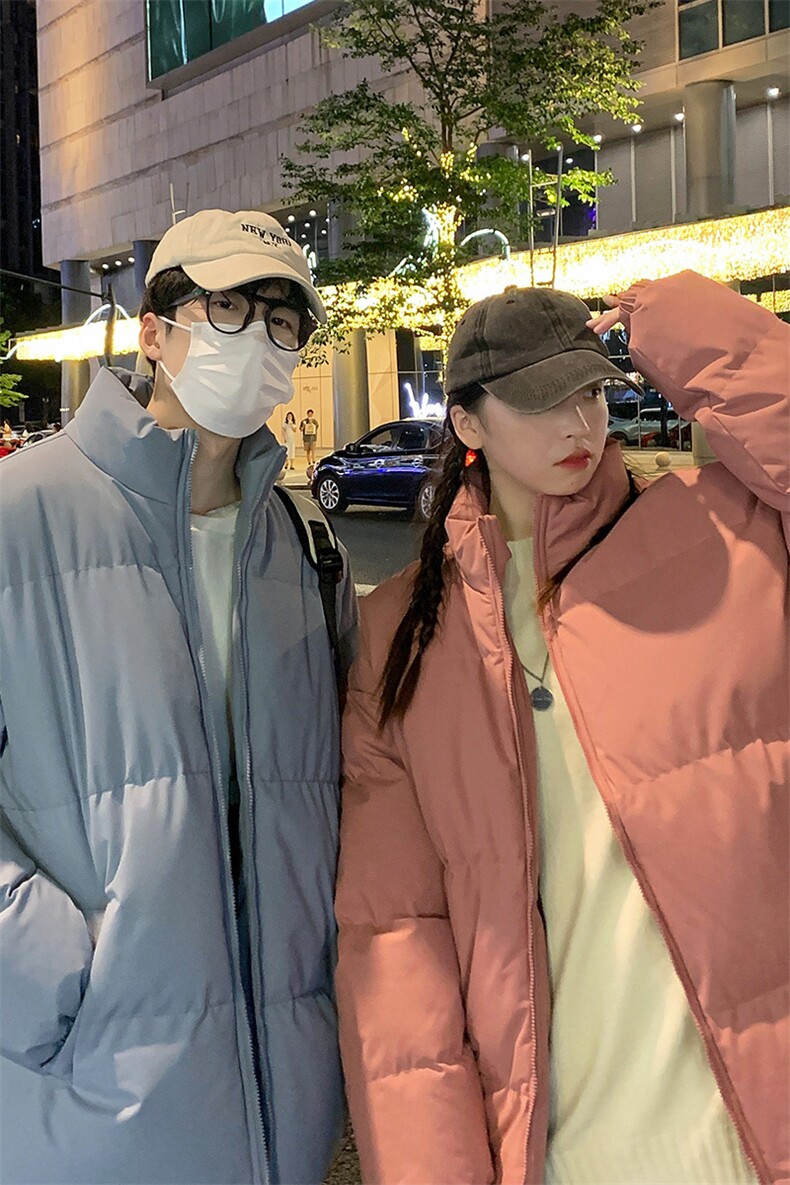 推荐2023冬季新款棉衣港风情侣棉服潮牌宽松上衣M6688,男装棉衣,星座815-2