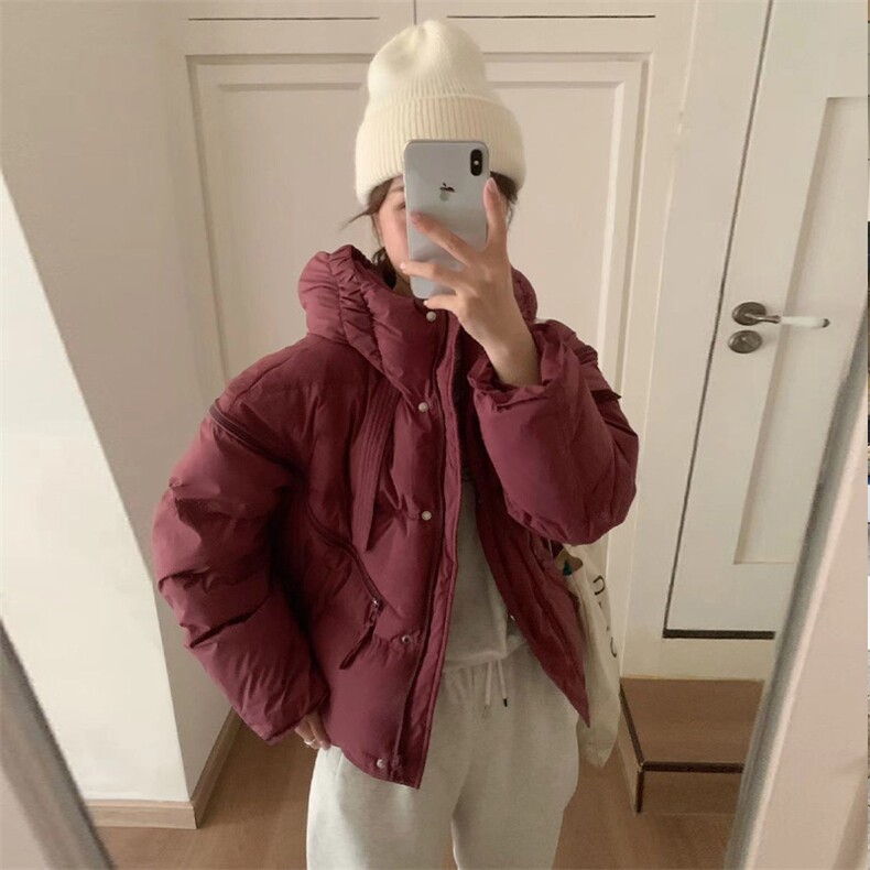 2024冬装新款时尚潮流羽绒服（白鸭绒）充绒量90%,女装羽绒服,曼琳思菲