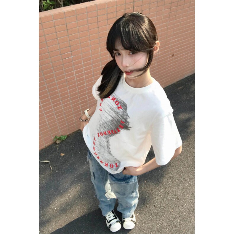 H0701-P30宽松休闲夏季短袖印花t恤女,男装T恤,星座617A-2