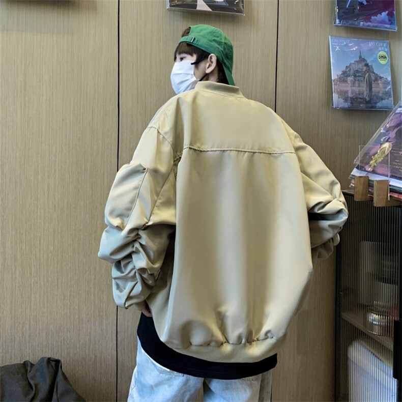 男士外套2023新款棒球领潮牌工装休闲夹克JK0683-P65,男装夹克,星座308B-1