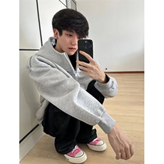 潮流文艺日系ins时尚百搭原宿气质开衫卫衣流行简约慵懒WA162，男装卫衣，星座1116A（原606A-3）