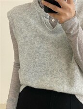 抗起球马甲?薄款打底，女装马甲，FMV