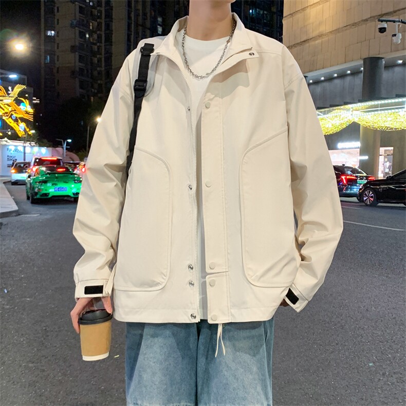 夜景品质工装立领大码防水夹克男士冲锋衣外套jk1228p73,男装夹克,星座309（原A406）