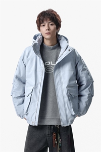无影墙 A2356P95-美式机能工装棉服男女冬季加棉加厚休闲连帽外套图片