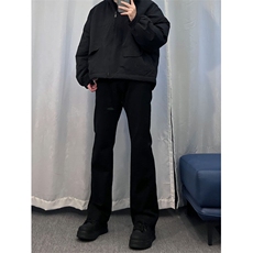 cleanfit弹力纯色修身直筒牛仔裤修身窄版直筒裤显瘦加绒65，男装牛仔裤，星座310A-4