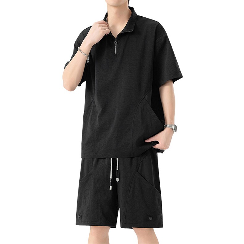 35566-P66大码控118大码夏季男士休闲套装,男装休闲套装,星座209