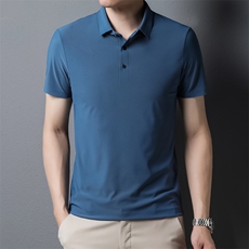 夏季冰丝无痕POLO衫男士高端百搭商务翻领T恤上衣PL1199-P38，男装Polo衫，电商B306