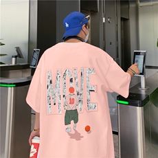 ！纯棉重磅220克夏季男士印花短袖T恤QT707-T262-P25，男装T恤，星座617B