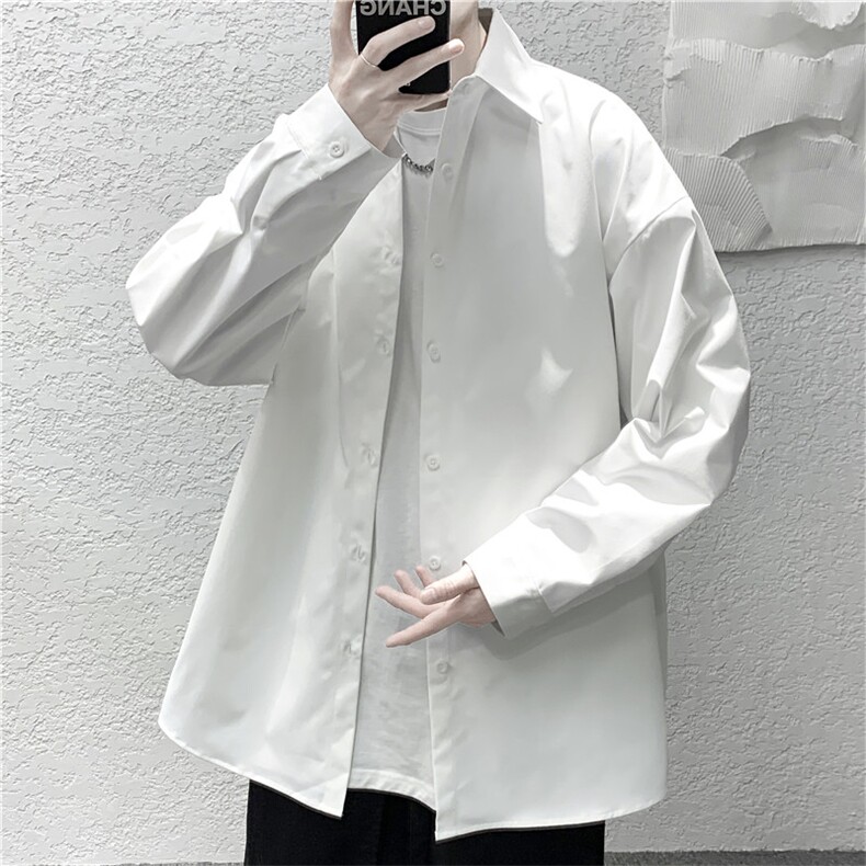 港风宽松薄款网红学生衬衣上衣D325 CY02 P45图片