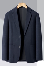 ZL6M8802男式秋季新款长袖薄款西服休闲商务便服西装单西，男装西服，电商B360