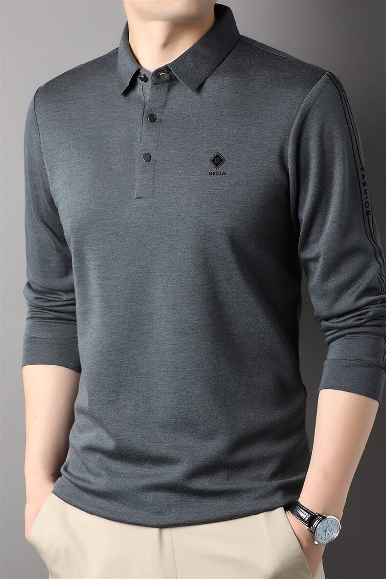 AG88159钱塘2020-3春季新款中年男士时尚休闲长袖T桖高品质P70,男装T恤,钱塘207-3