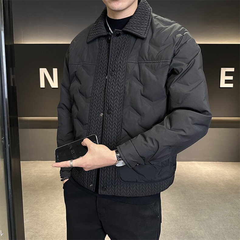 新标50绒白鸭绒冬季新款男士翻领休闲商务羽绒外套男H121,女装短外套,星座310B-3