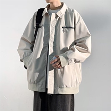 WT199-P60翻领工装外套，男装工装外套，电商B323A