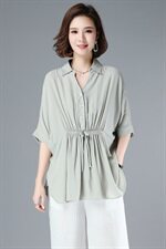 夏季休闲气质高端时尚女装大码阔腿裤新款2025棉麻洋气，女装衬衫，奕阳依阁