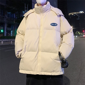 冬季港风韩版宽松加棉加厚连帽冲锋衣棉衣棉服 MY6210 P115控158图片