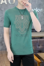 夏季薄款男士圆领短袖t恤时尚休闲2023新款打底衫修身上衣服体恤，男装T恤，电商B212（原钱塘6029）